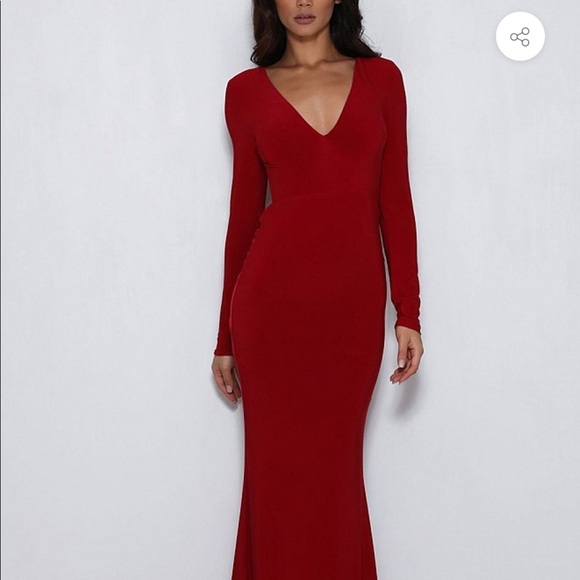 Red backless gown *NWT*❤️ never worn!!! - Picture 4 of 5